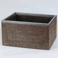 thumbnail image 1 of Luxen Home 24in. W Jardinière Rectangulaire de Style Caisse MgO, 1 of 1