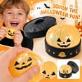 thumbnail image 5 of Halloween Pumpkin Dumpling Squishy Set Slow Rising Stress Relief Fidget Balls in Steamer Container, Spooky Party Favors Basket Fillers, 1 Pack, 5 of 5