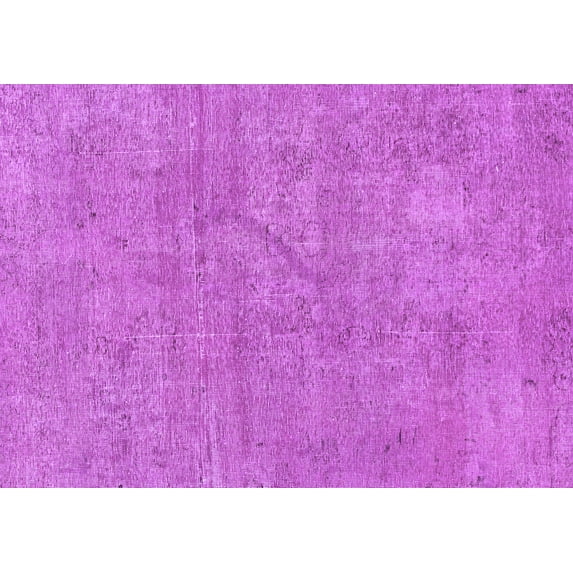 Ahgly Company Indoor Rectangle Abstract Purple Modern Area Rugs, 2' x 5'