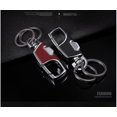thumbnail image 4 of 3pcs,Metal Alloy Key Rings, Simple Carabiner Shaped Key Rings Keychain Key Chain, Quick Release Detachable Keyrings, Heavy Duty Car Keyring, 4 of 5