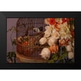 thumbnail image 2 of Crane, Rita 18x13 Black Modern Framed Museum Art Print Titled - Flowers and Bird Cage II, 2 of 5