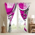 thumbnail image 4 of YST Pink Tie Dye Curtains & Drapes for Girls Women Modern Abstract Art Curtains, Pastel Ombre Blackout Curtains Gradient Patchwork Living Room Curtains, Oil Painting Watercolor Window Curtains, 4 of 6