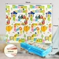 thumbnail image 5 of Extra Large Portable Baby Play Mat(79"×71" x0.6" Thickened Version), Foam Foldable Floor Crawling Mat with Reversible Double-Sided Patterns, Waterproof Anti-Slip, Indoor, Outdoor, 5 of 17