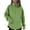 Green, variant on RYRJJ Womens Oversized Sweatshirt Long Sleeve Quarter Zip Hoodie Lightweight Fashion Fall Athletic Pullover Tops with Curved Hem(Navy,L)