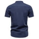 thumbnail image 4 of pstuiky camisetas de hombre, Suéter informal de manga corta con cuello alto y diseño liso cómodo para hombre ropa de hombre xl, 4 of 4