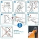 thumbnail image 4 of Laklulu Soporte para paños de cocina autoadhesivo, soporte para paños de cocina de acero inoxidable, gancho para paños de cocina, 3 piezas, ganchos para trapos de albornoz, gancho para toallas,, 4 of 5