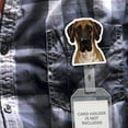 thumbnail image 5 of WIRESTER Set 2pcs Design Acrylic Key Card Holder Belt Clip Reel Id Badge Retractable - Fawn Merle Great Dane Dogs, 5 of 6
