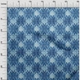 thumbnail image 3 of oneOone Cotton Poplin Medium Blue Fabric Geometric Sewing Craft Projects Fabric Prints By Yard 42 Inch Wide, 3 of 4