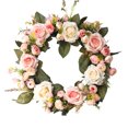 thumbnail image 2 of SPRING PARK Artificial Flower Wreath Door Window Wall Hanging Summer Garland Decor, 2 of 7