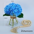 thumbnail image 3 of Studyset Hydrangea Artificial Flowers, Lifelike Faux Hydrangea Flowers, Real Touch Fake Flowers in Vase with Faux Water, Artificial Floral Arrangements for Home Office, Wedding, Banquet, 3 of 8