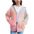 thumbnail image 1 of Chaquetas y prendas de vestir casuales con capucha de manga larga para niños y niñas, otoño e invierno, chaqueta con capucha de manga larga de polar, linda chaqueta de polar para bebé y parte superior, 1 of 5