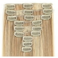 thumbnail image 2 of OnedorStraight Full Head Synthetic Premium Japanese High-Temperature Fiber Heat Resistant Clip in Hair Extension 9pcs, 2 of 5
