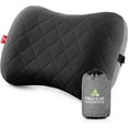 thumbnail image 1 of Camping Pillow with Removable Cover Ultralight Inflatable Pillow for Neck Lumber Support Upgrade Backing Pillow Washable Travel Air Pillows for Camping Hiking Backing (Bla, 1 of 7