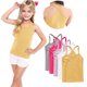 thumbnail image 1 of Odeerbi Camisetas de Las Niñas de 5 Paquetes Camisetas de Algodón Y Espalda Camisetas Bajas Sin Mangas Básicas Suaves, 1-13 Años, 1 of 9