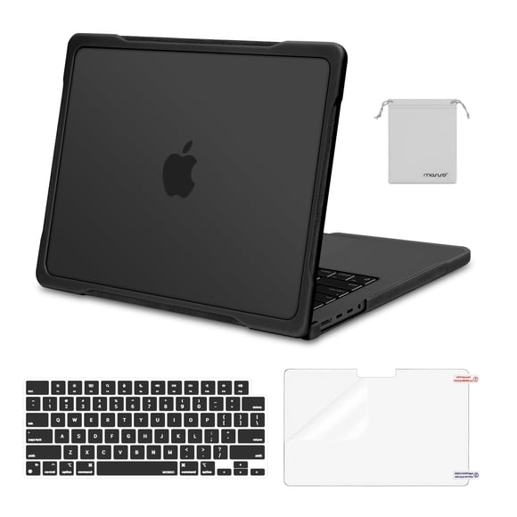 Funda MOSISO compatible con MacBook Pro de 14 pulgadas, negra
