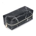 thumbnail image 5 of Pvc Cosmetic Bag, Marble Pattern Portable Large Capacity Portable Waterproof Suitable For Travel Cos, 5 of 5
