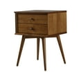 thumbnail image 5 of Camaflexi Mid-Century 2-Drawer Nightstand Cabinet, Castanho Finish, For Adults, 5 of 7