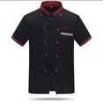 thumbnail image 1 of Men‘s Short Sleeved Chef Uniform Kitchen Hotel Work Uniform Cafeteria Short Sleeved Work Uniform Chef Work Uniform FWZ, 1 of 7