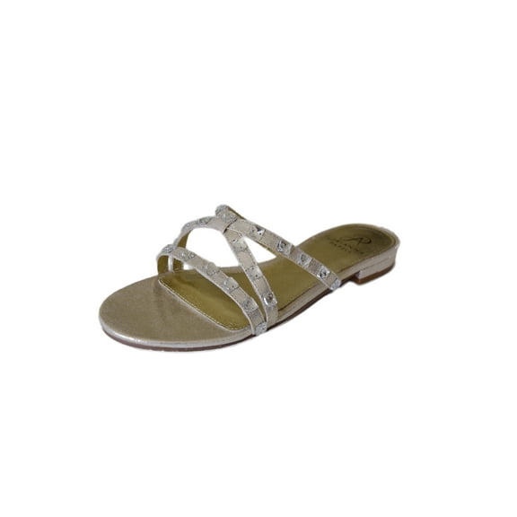 Adrianna Papell Women's Leslie Gold Mosaic Lame Sandal 6