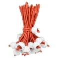 thumbnail image 1 of Cuerdas elásticas con bolas Uxcell de 6" 20 piezas cuerdas elásticas con bolas sujetadores de lona para tiendas de campaña Naranja Blanco, 1 of 7