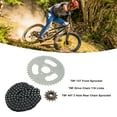 thumbnail image 3 of T8F Drive Chain 116 Links, Easy Install Stable Performance Steel T8F 13T Front Sprocket Anticorrosion  for Mini Bike, 3 of 7
