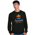 thumbnail image 5 of Autism Puzzle Piece Think Different Long Sleeve TShirt Men Women Brisco Brands S, 5 of 6