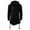 Black, variant on TAIAOJING Men's Jacket Autumn And Winter Trend Solid Color Dark Long Hooded Loose Sweater Outwear Coat