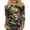 A010-Army Green, variant on Mardi Gras Clothes for Women 3/4 Sleeve Mardi Gras Shirts Glitter Mask Print Graphic Tees Half Sleeve Carnival Top T Shirt