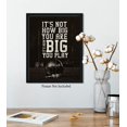 thumbnail image 5 of AVOI Football Inspirational Wall Art for Boys - Perfect for Kids Room, Family or Game Room, Man Cave, Den - Teen Room Decor - Home Decor Gift for Sports Fans Frame:8x10inch(20x25cm), 5 of 6