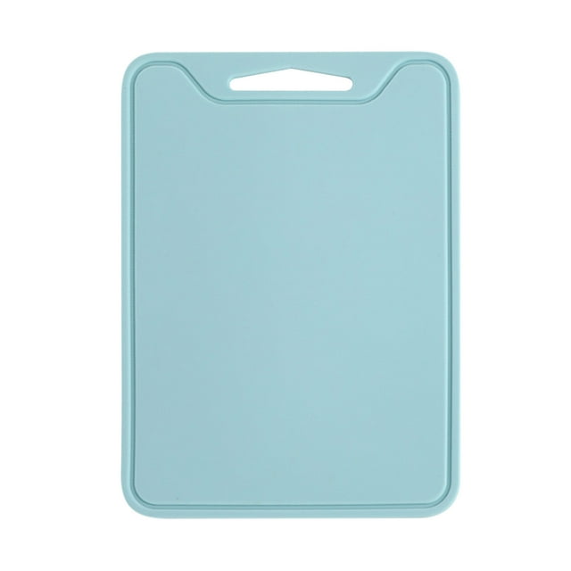 Tabla de cortar flexible (1 unidad), plegable, antideslizante, de doble cara, con ranuras antigoteo para facilitar la preparación de alimentos y para acampar.