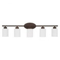 thumbnail image 2 of Capital Lighting 115251BZ-338 Dixon 5 Light 37" Wide Bathroom Vanity Light - Bronze, 2 of 2