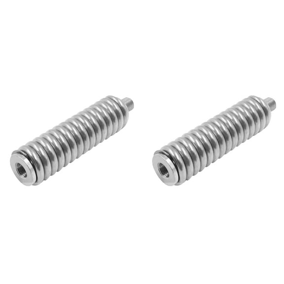 2X Heavy Duty CB Antenna Spring Mount Fits for Mobile/Vehicle CB Radio Antenna Mount 3/8-24Inch Threads Stainless Steel