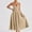 #Khaki, variant on DPTALR George Women's Floral Corset Dress, Boho, Spaghetti Strap, Lace Up, Casual, Midi, with Pockets, Low Cut, Flowy, Bustier Sundress,#Black,Size L