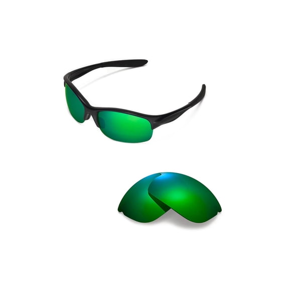 Walleva Emerald Polarized Replacement Lenses for Oakley Commit SQ Sunglasses