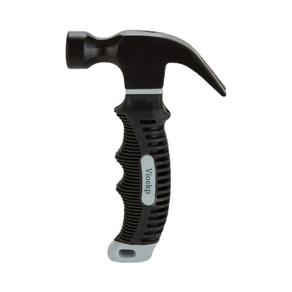 Vioekp Hand Tools, Hammers, 22 oz Short Handle Straight Rip Claw with Milled Face & Shock Reduction Grip