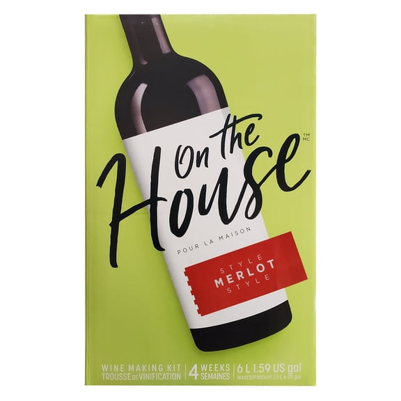 On The House Merlot Style Wine Ingredient Kit