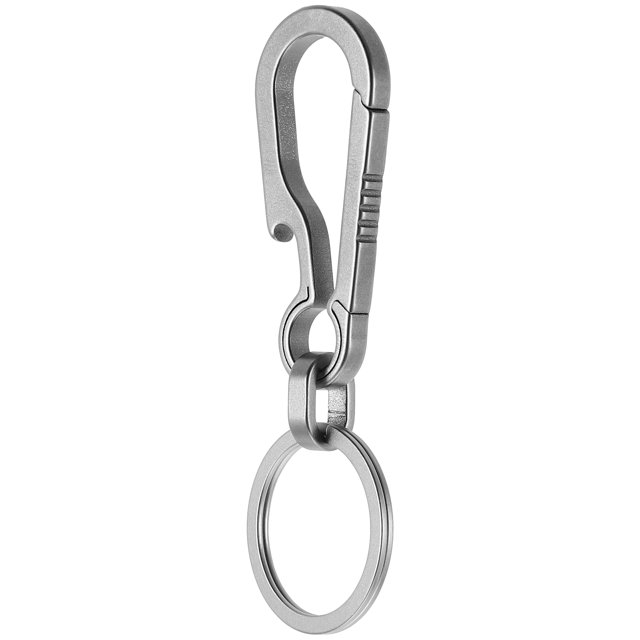 Key Carabiner Bottle Opener Titanium Alloy Keychain Hanging Bottle Opener Portable Key Ring