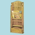 thumbnail image 2 of Magazine Rack Holder or Paperwork Storage Organizer Wall Mounted Antique Wooden Pine for Home or Business 40" H Renovator's Supply, 2 of 3
