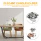 thumbnail image 5 of 1 candelabro de flores galvanizado de moda, estilo nórdico., 5 of 6