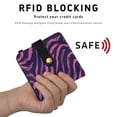 thumbnail image 4 of Small Wallet For Women Bifold Leather Pocket Coin Credit Card Holder With RFID Blocking Zebra, 4 of 6