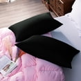 thumbnail image 7 of Flxxie King Pillowcases 2 Pack 100% Egyptian Cotton 20x36 Black Envelope Soft, 7 of 7
