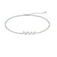 thumbnail image 1 of Pulseras delicadas para mujer Ascomy Pulseras con cadena de puntos de zirconia cúbica pequeña chapada Pulseras minimalistas ajustables con cadena de hojas para mujer Joyas para el día a día Regalos, 1 of 7
