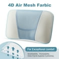 thumbnail image 5 of CoastaCloud Anti-Slip Bathtub Pillow 3D Air Mesh Spa Bath Pillow Head Neck Support Relax & Suction Cup, 5 of 6