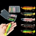 thumbnail image 2 of 2PC Fishing Lures Jigs 18g Dragon Fish Multi-section Fish Eight-section Plastic Hard Imitation Fake Bait Fishing Gear, 2 of 7