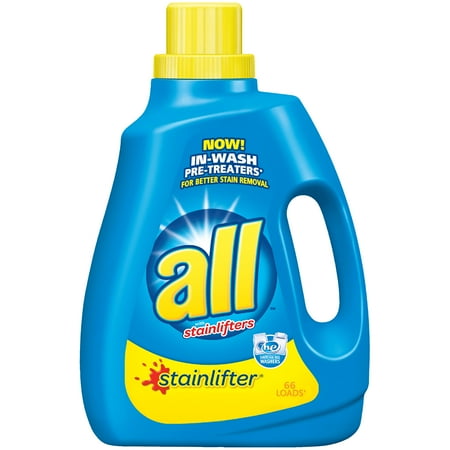 UPC 072613450442 product image for all Stainlifter Liquid Laundry Detergent, 100 Ounce, 66 Loads | upcitemdb.com