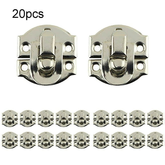 20PCS Antique Hasp Lock Clasp for Jewelry Box Suitcase Hasp Wooden Box Latch