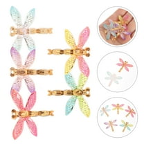 GAXIRE Dragonfly Charms 10Pcs Decorative Tiny Realistic Plastic Resin Craft Embellishments For Artists And Hobbyists