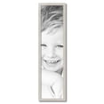 thumbnail image 2 of ArtToFrames 10" x 40" Slanted Lip White Picture Frame, 10x40 inch White Wood Poster Frame (WOM-4825),  Pack, 2 of 7