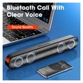 thumbnail image 2 of Computer Speakers 6D Stereo Surround Soundbar Bluetooth Speaker For PC Laptop Notebook Home Theater Full Range Loudspeakers ,High Sound, 2 of 5
