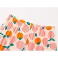 thumbnail image 4 of Beezizac Soft Modal Pajamas for Girls Tee & Pants Set Orange Pear Jammies Big Kid Size 12, 4 of 5